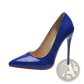 Pointed Toe Stiletto Pumps in Patent Leather