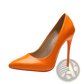 Pointed Toe Stiletto Pumps in Patent Leather