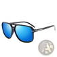 Polarized Blue Mirrored Aviator Sunglasses with Uv Protection