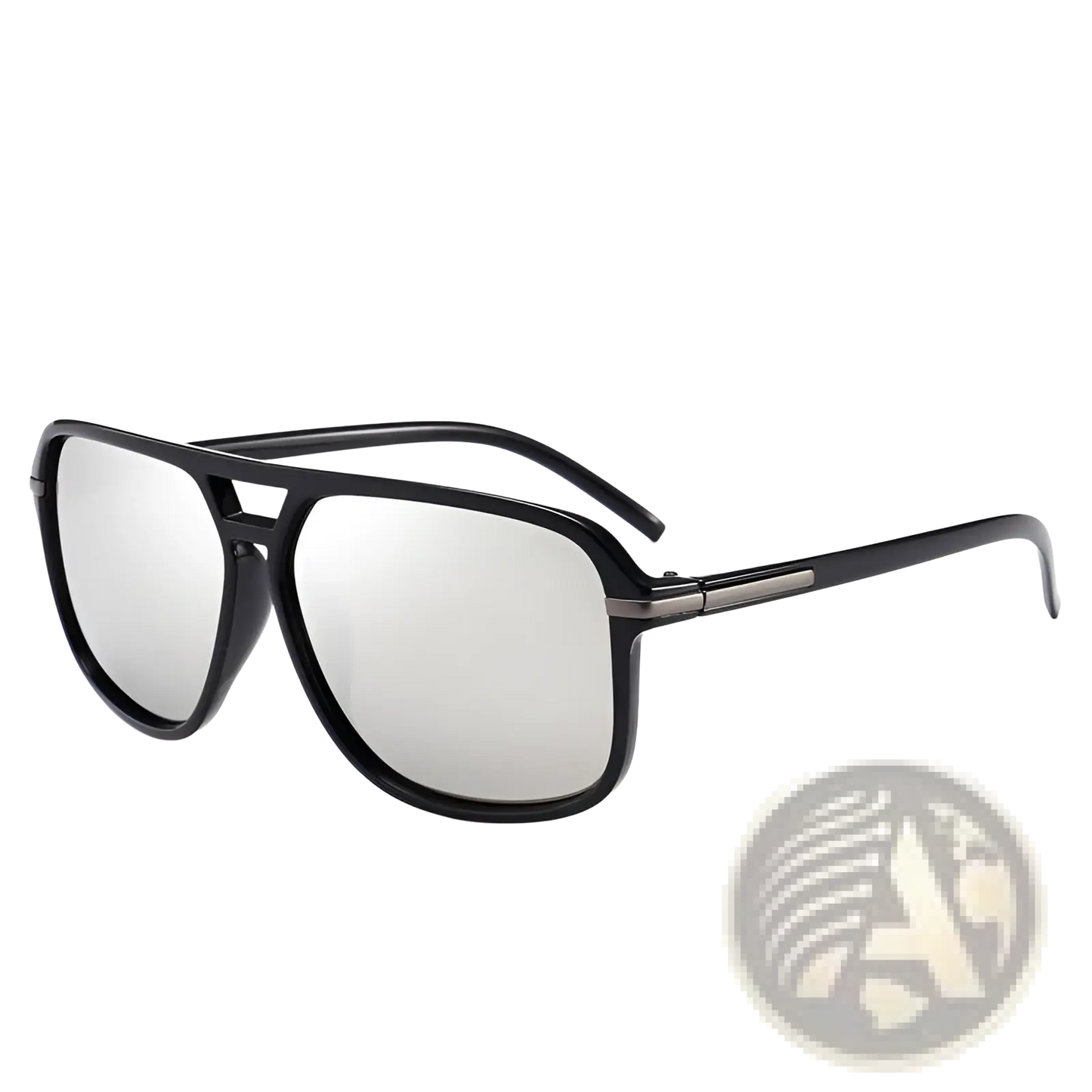 Polarized Blue Mirrored Aviator Sunglasses with Uv Protection