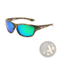 Polarized Oval Camouflage and Mirrored Men's Sport Sunglasses