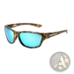 Polarized Oval Camouflage and Mirrored Men's Sport Sunglasses