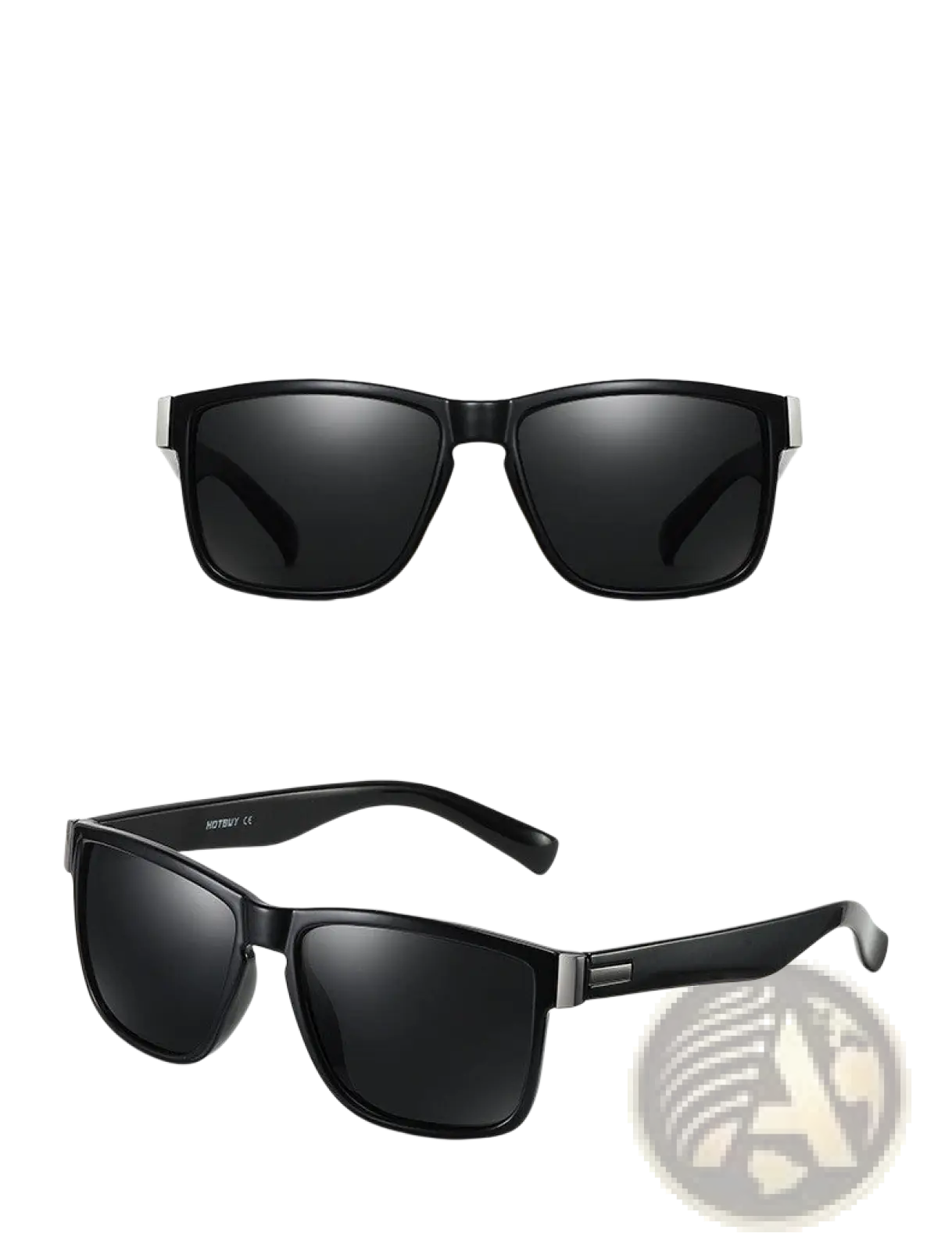 Polarized Square Sports Sunglasses with Uv400 Protection