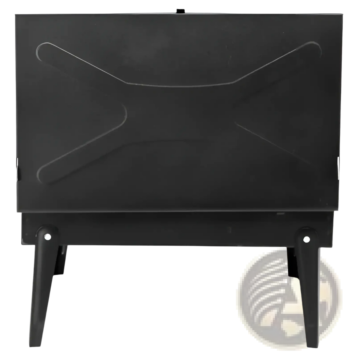 Portable Charcoal Grill 44cm Folding Square Bbq Steel