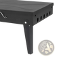 Portable Charcoal Grill 44cm Folding Square Bbq Steel