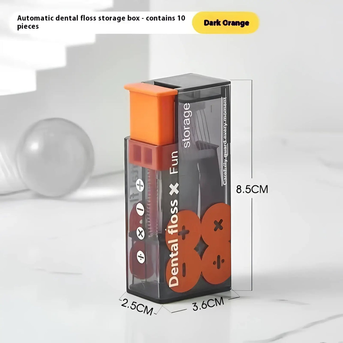 Portable Dental Floss Box Automatic Pop-up Dispenser