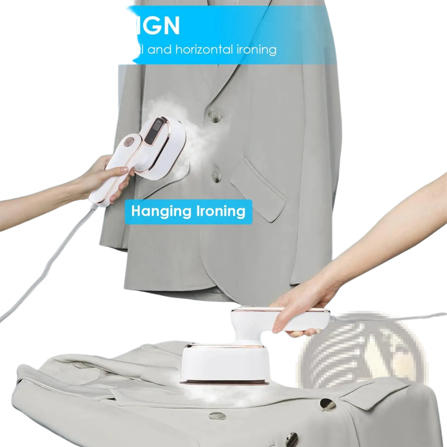 Portable Handheld Steamer 1000w Travel Garment Iron