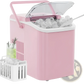 Portable Ice Maker 26lbs Self Cleaning Bullet Machine