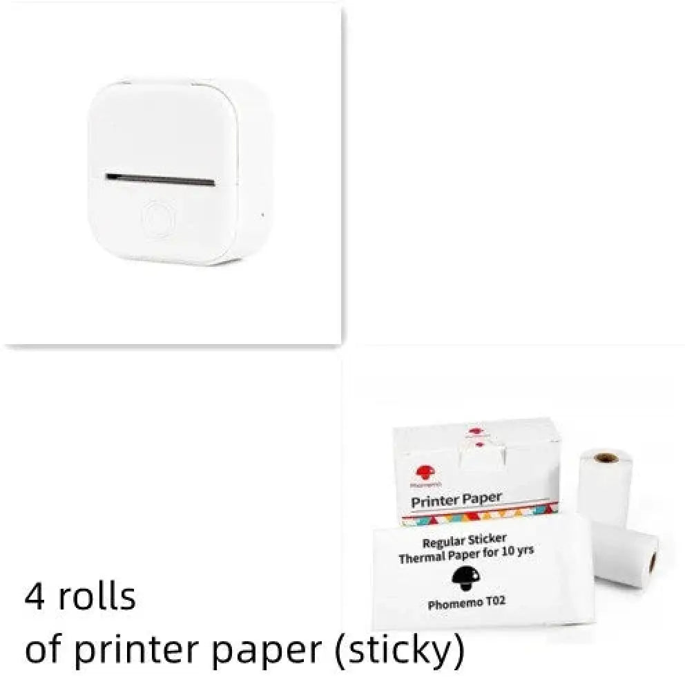Portable Bluetooth Mini Thermal Label and Photo Printer