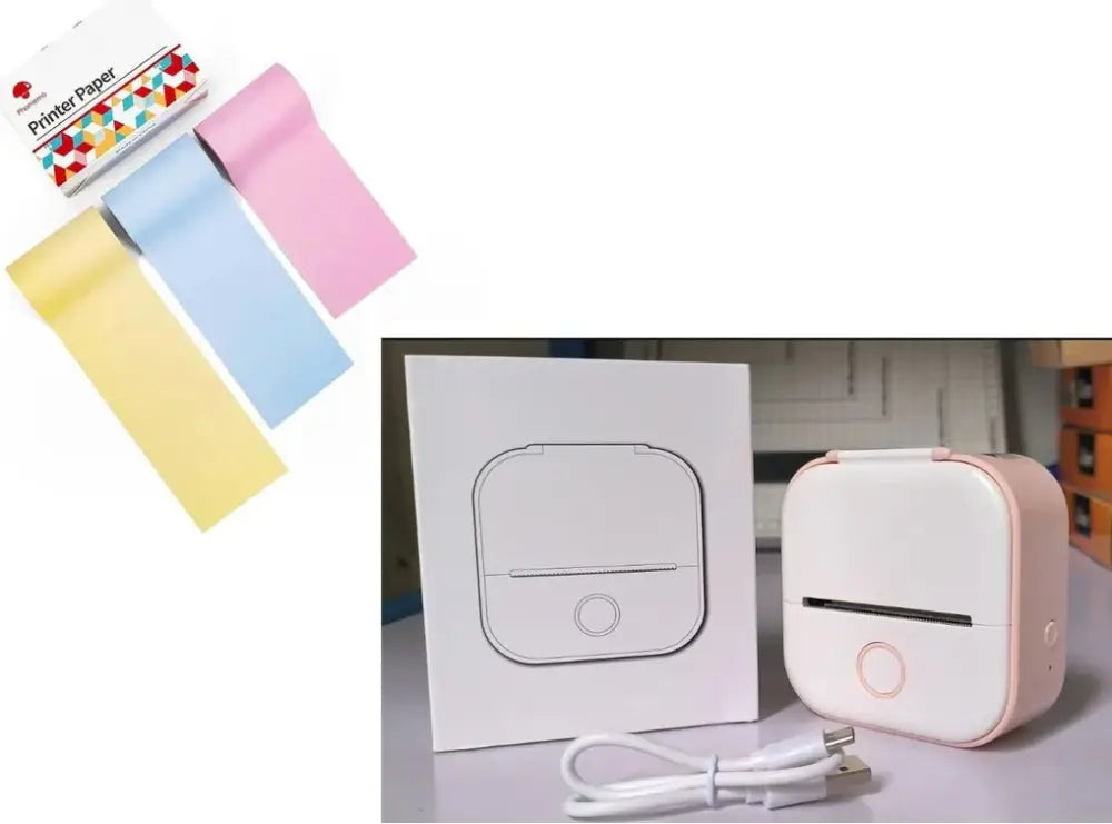 Portable Bluetooth Mini Thermal Label and Photo Printer