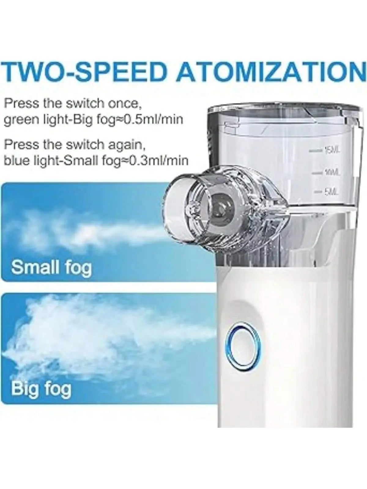 Portable Rechargeable Nano Mist Facial Hydration Nebulizer