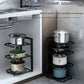 3-tier Adjustable Stainless Steel Pot and Pan Organizer