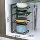 3-tier Adjustable Stainless Steel Pot and Pan Organizer