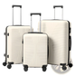 Premium 3 Piece Pp Hardshell Spinner Suitcase Set