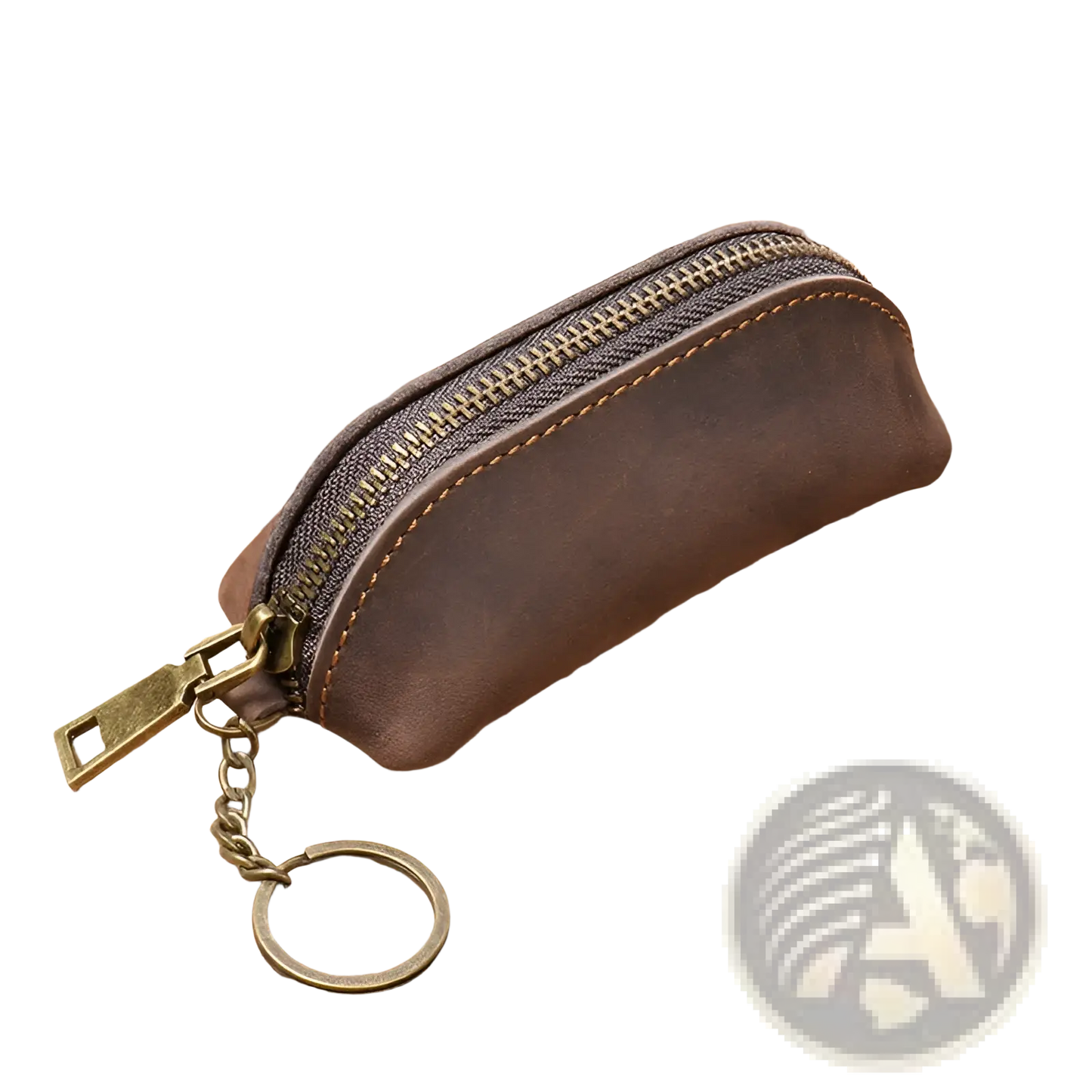 Premium Cowhide Leather Multi-functional Key and Coin Pouch