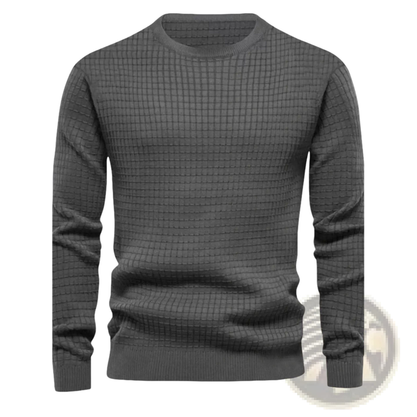 Premium Jacquard Knit Round Neck Sweater for Men and Women