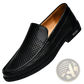 Premium Leather Slip on Loafers with Designer Details