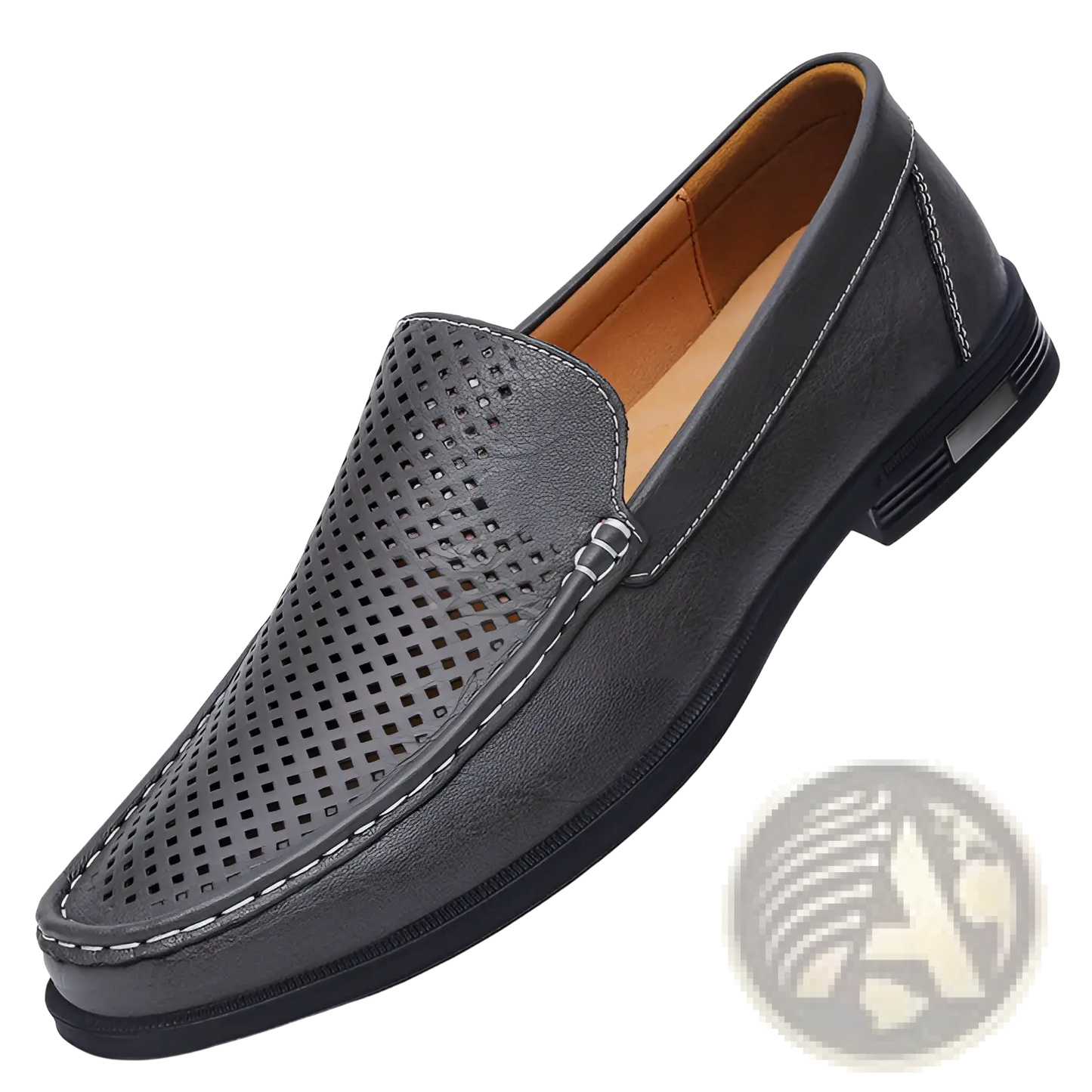 Premium Leather Slip on Loafers with Designer Details