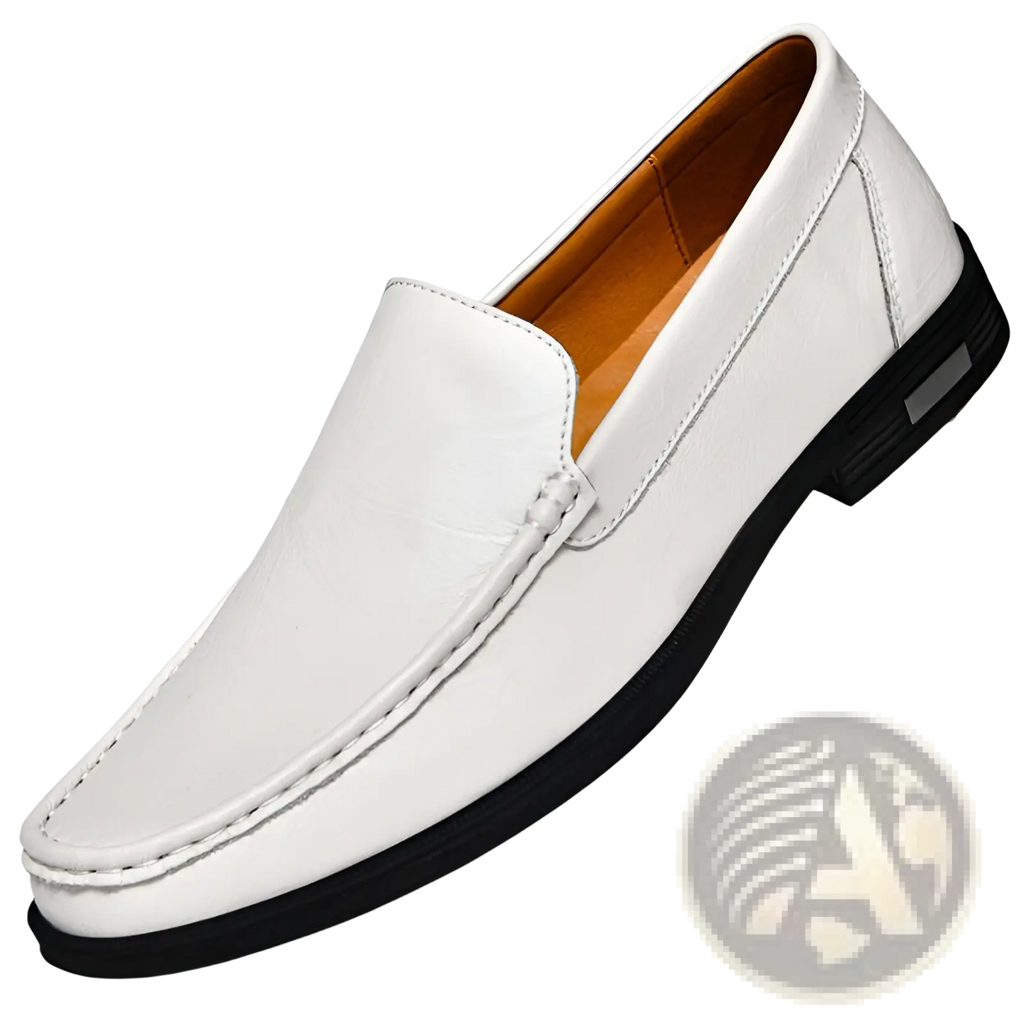 Premium Leather Slip on Loafers with Designer Details