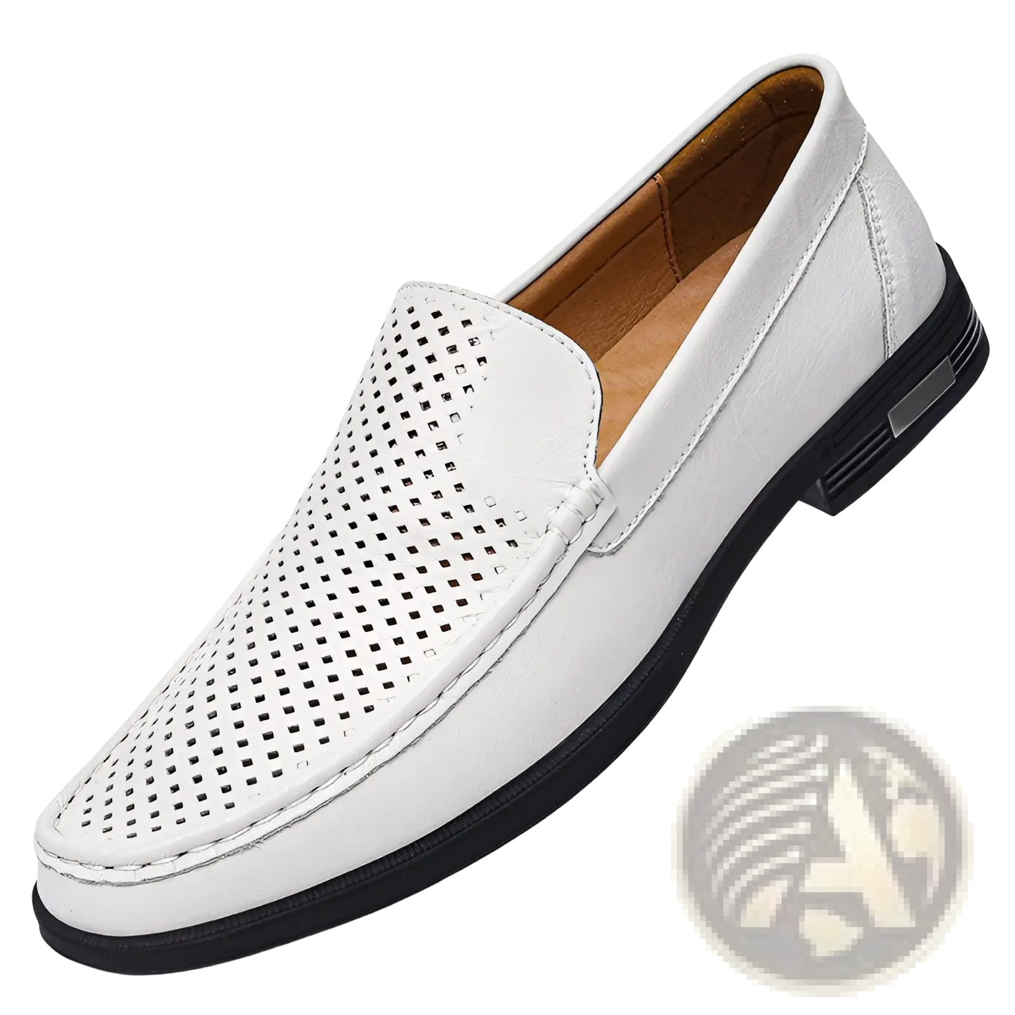 Premium Leather Slip on Loafers with Designer Details