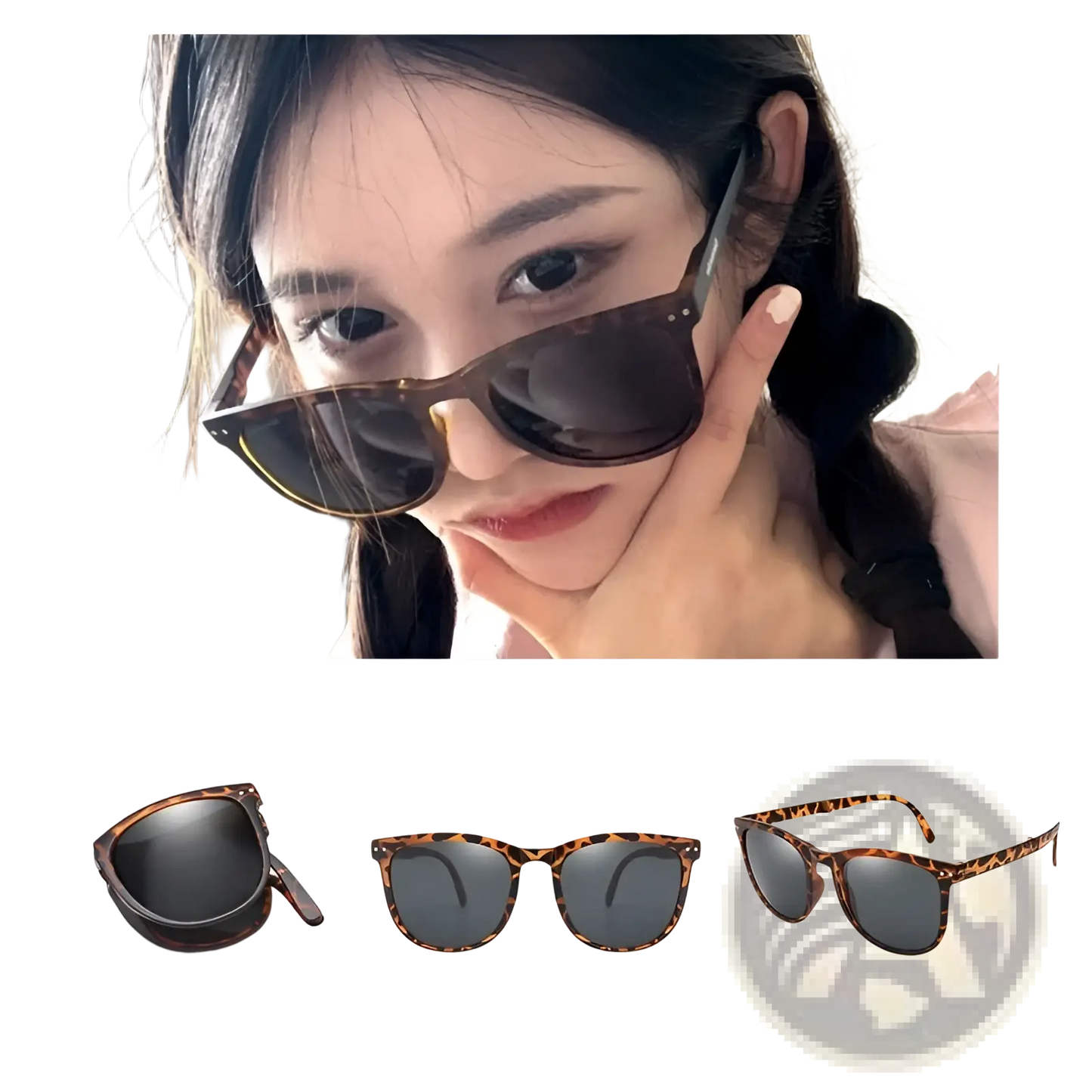 Premium Polarized Folding Sunglasses for Women