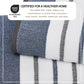 Decorative Cotton Stripe Bath Towel Set - Noelle Collection