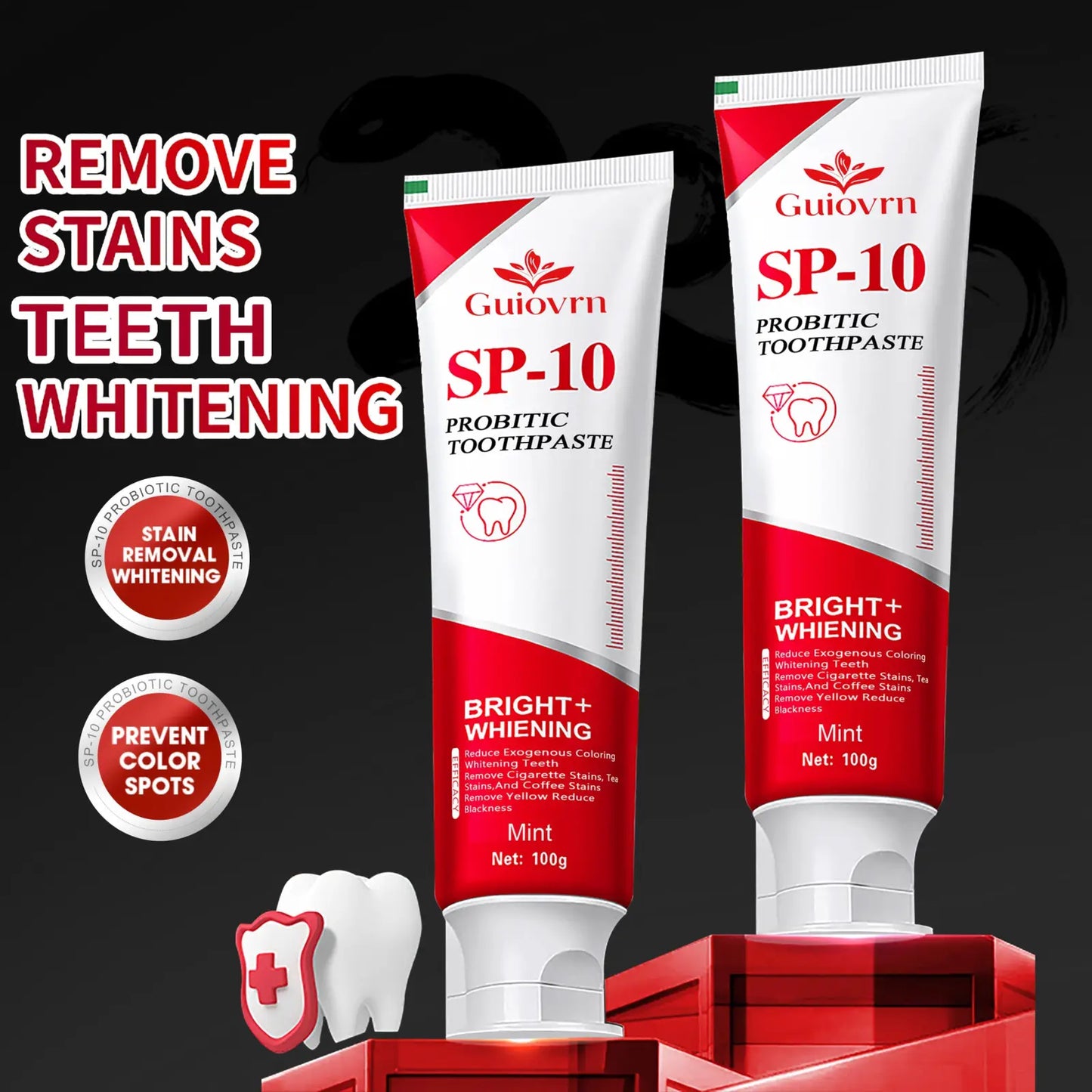 Probiotic Whitening Toothpaste Sp10 Mint 100g 2 Pack