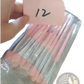 Professional 12 Pcs Pink Eye Shadow Makeup Brush Set