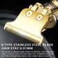 Professional Cordless Hair Clippers Gold Beard Trimmer