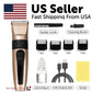 Professional Hair Clippers Cordless Gold Barber Kit