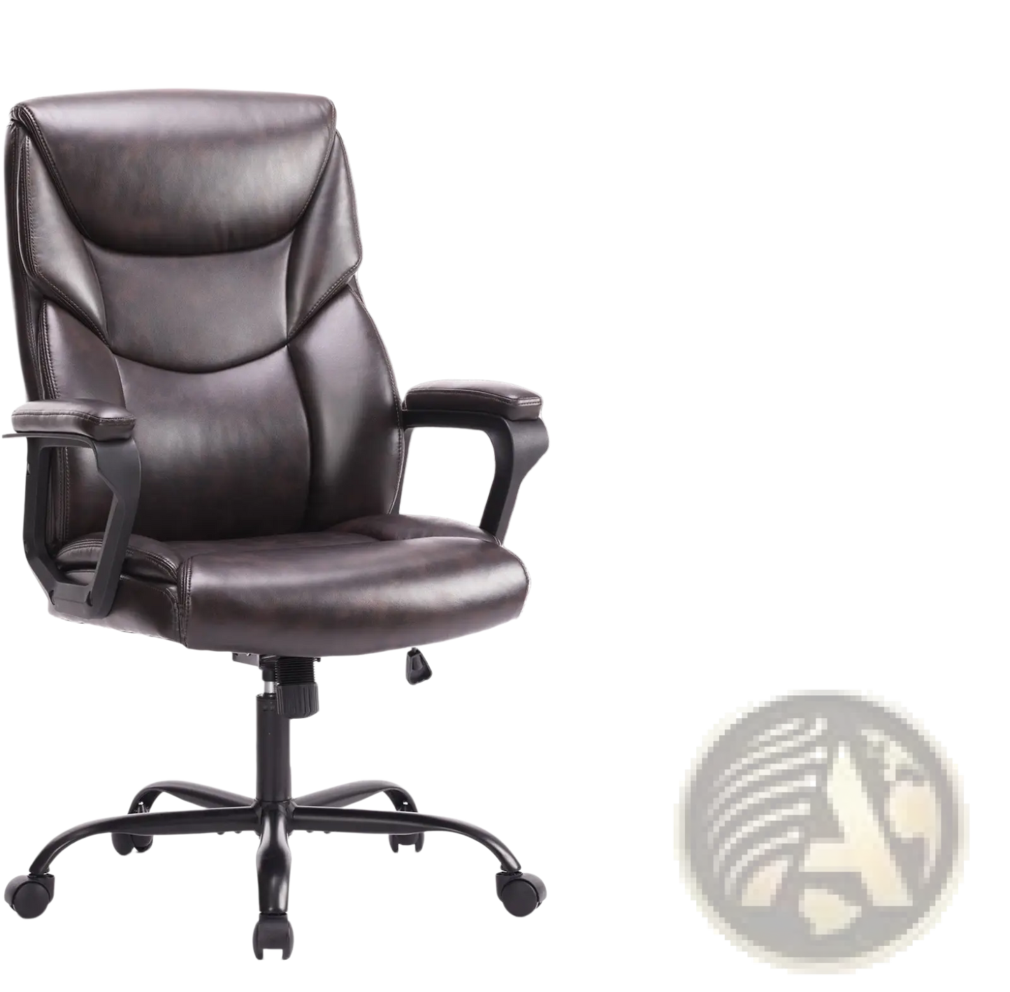 Pu Leather Ergonomic Office Chair with Flip-up Arms