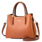 Pu Leather Shoulder Bag with Detachable Strap