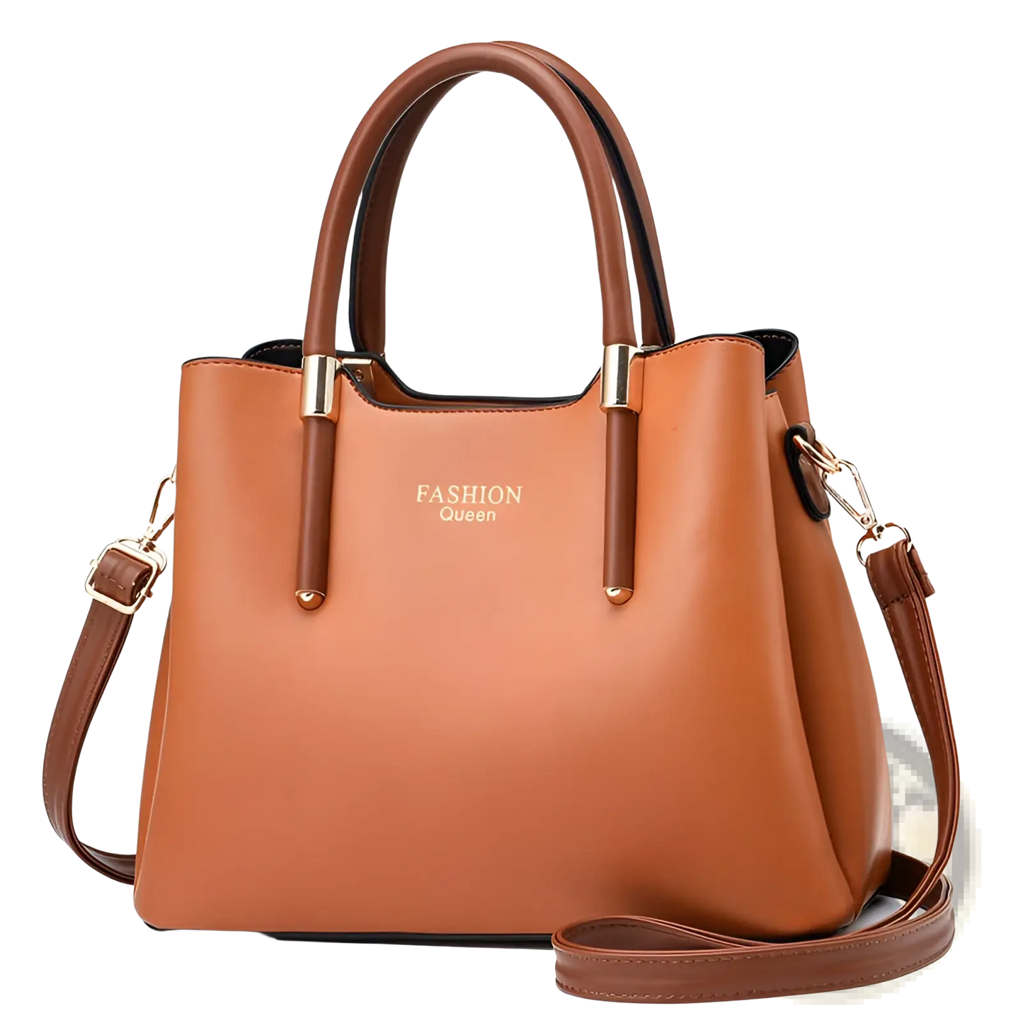 Pu Leather Shoulder Bag with Detachable Strap