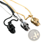 Punk Skull Pendant Titanium Steel Necklace for Men and Women