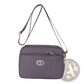 Quilted Crossbody Bag with Gold Hardware and Strap