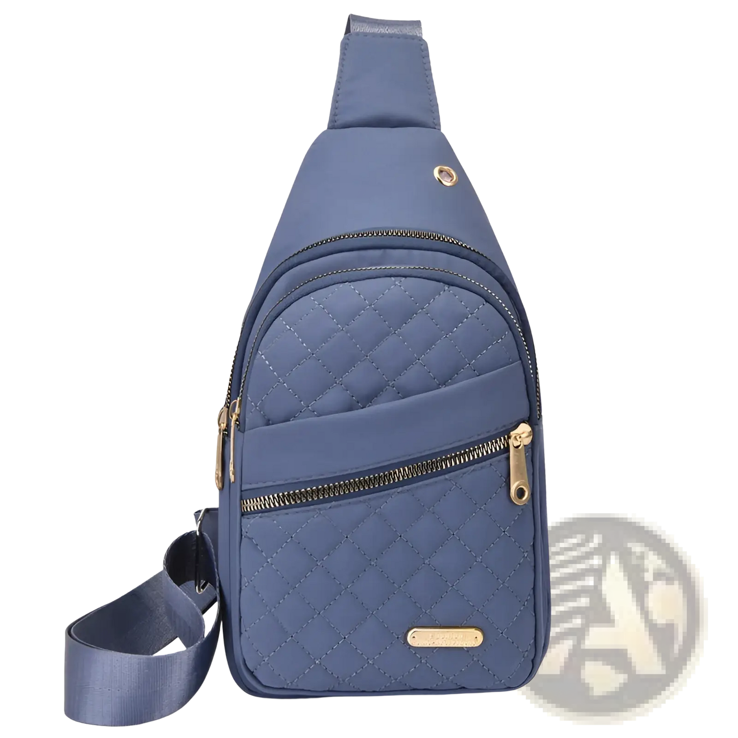 Quilted Crossbody Slanted Chest Bag for Women