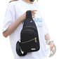 Quilted Crossbody Slanted Chest Bag for Women