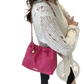 Quilted Faux Leather Crossbody Bag with Chain Strap