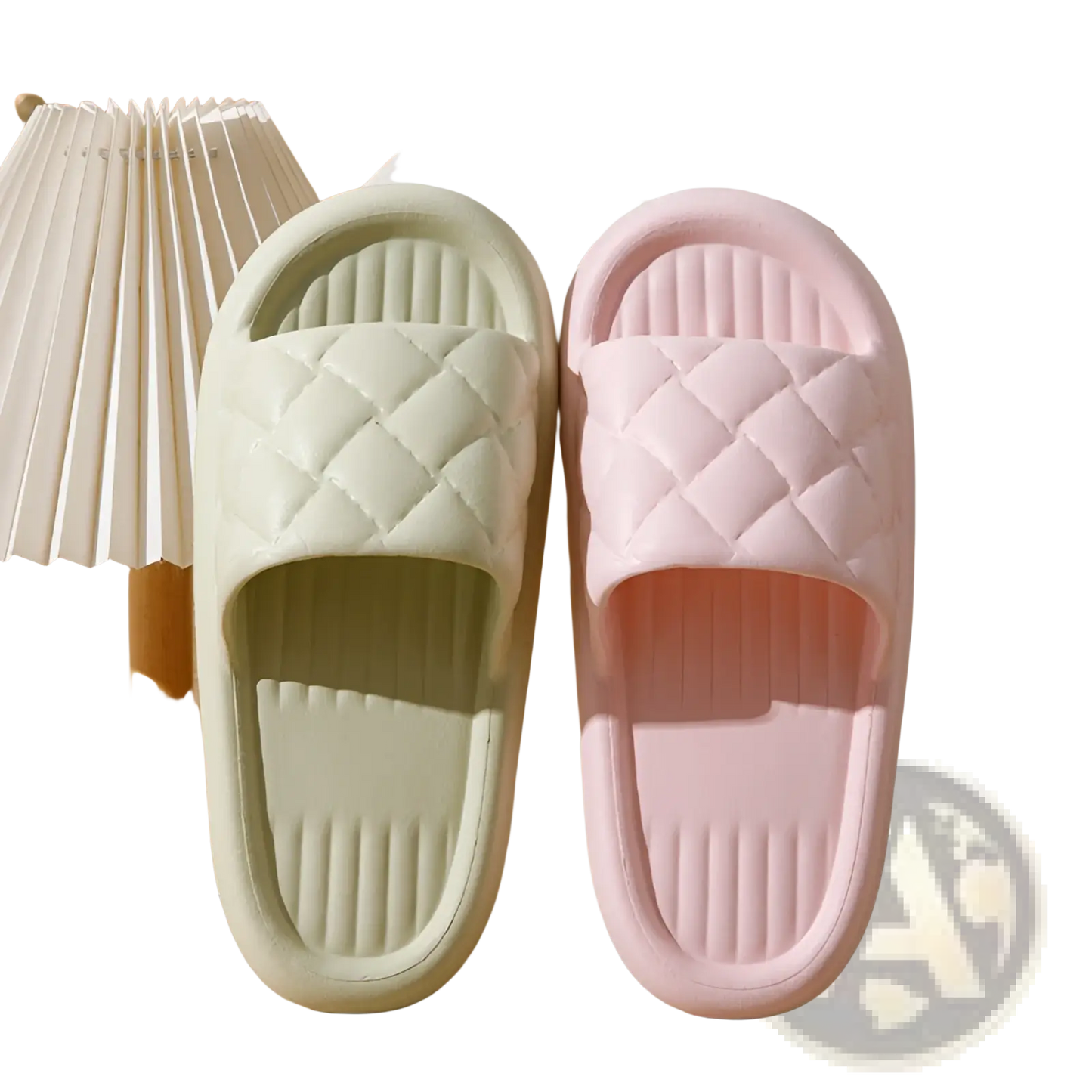 Quilted Non Slip Lightweight Home Slide Sandals