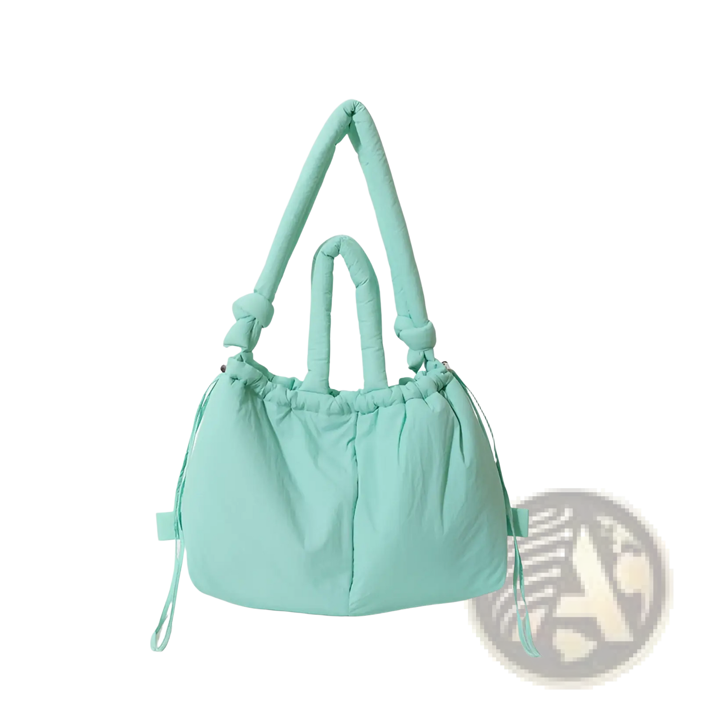 Quilted Puffer Tote Bag Lightweight Nylon Shoulder Bag