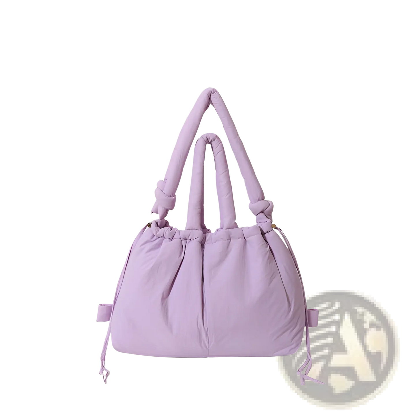 Quilted Puffer Tote Bag Lightweight Nylon Shoulder Bag