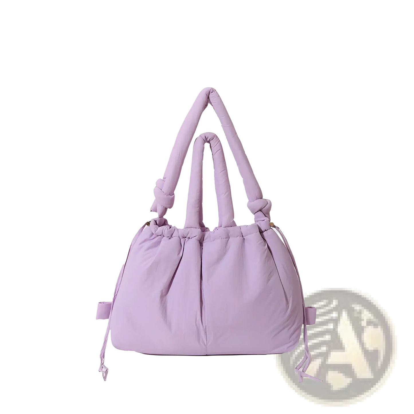 Quilted Puffer Tote Bag Lightweight Nylon Shoulder Bag