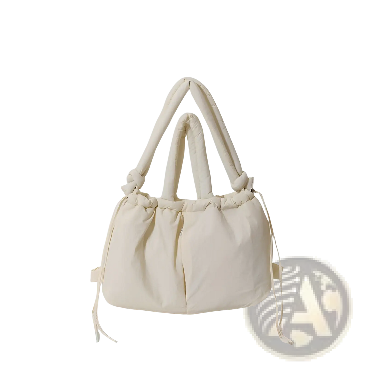 Quilted Puffer Tote Bag Lightweight Nylon Shoulder Bag