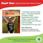 Rapid-Ease Pain Relief Cream - For Sprain, Strains, Muscle 7 Joint Pain - Menthol, Arnica & Comfrey Leaf