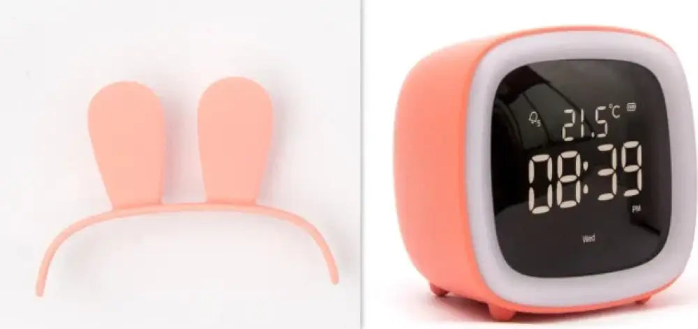 Kids Animal Digital Alarm Clock with Night Light and Temp