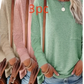 Relaxed Pocket Knit Long Sleeve T-shirt