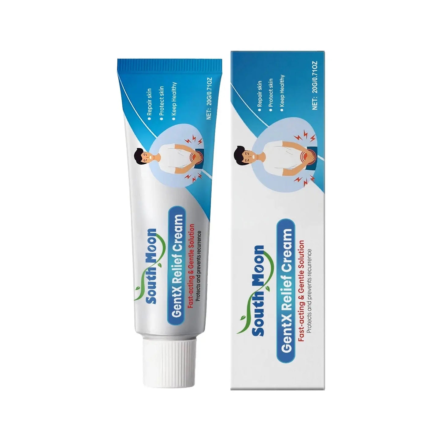Relief Cream Gentx Neck Soothing Formula 20g