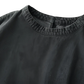 Retro Artistic Plus Size Dark Gray Denim Tunic Dress