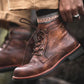 Men's Retro Leather Lace-up Ankle Boots