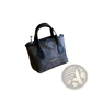 Retro Bucket Bag Textured Canvas Shoulder Handbag